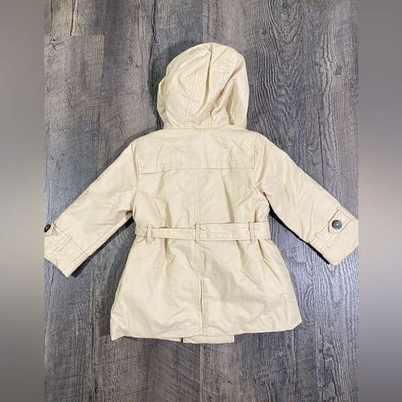 ZARA Girls Lined Trench Coat - Picture 2 of 4